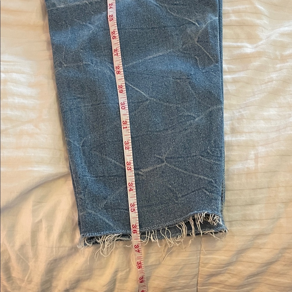 Hollister Blue Ripped Boyfriend Jeans - Picture 3 of 4